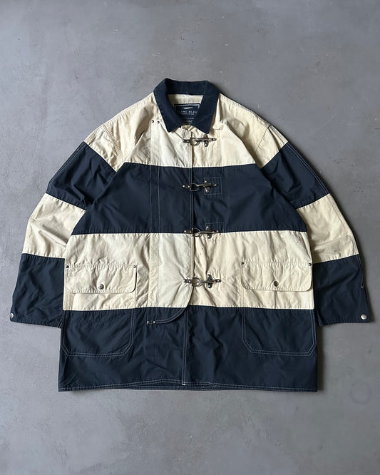 2000s - Navy/Cream Fireman Jacket - XL