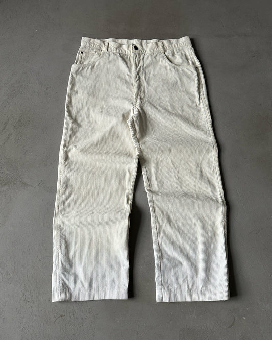 1990s - Cream Generra Corduroy Pants - 34x27