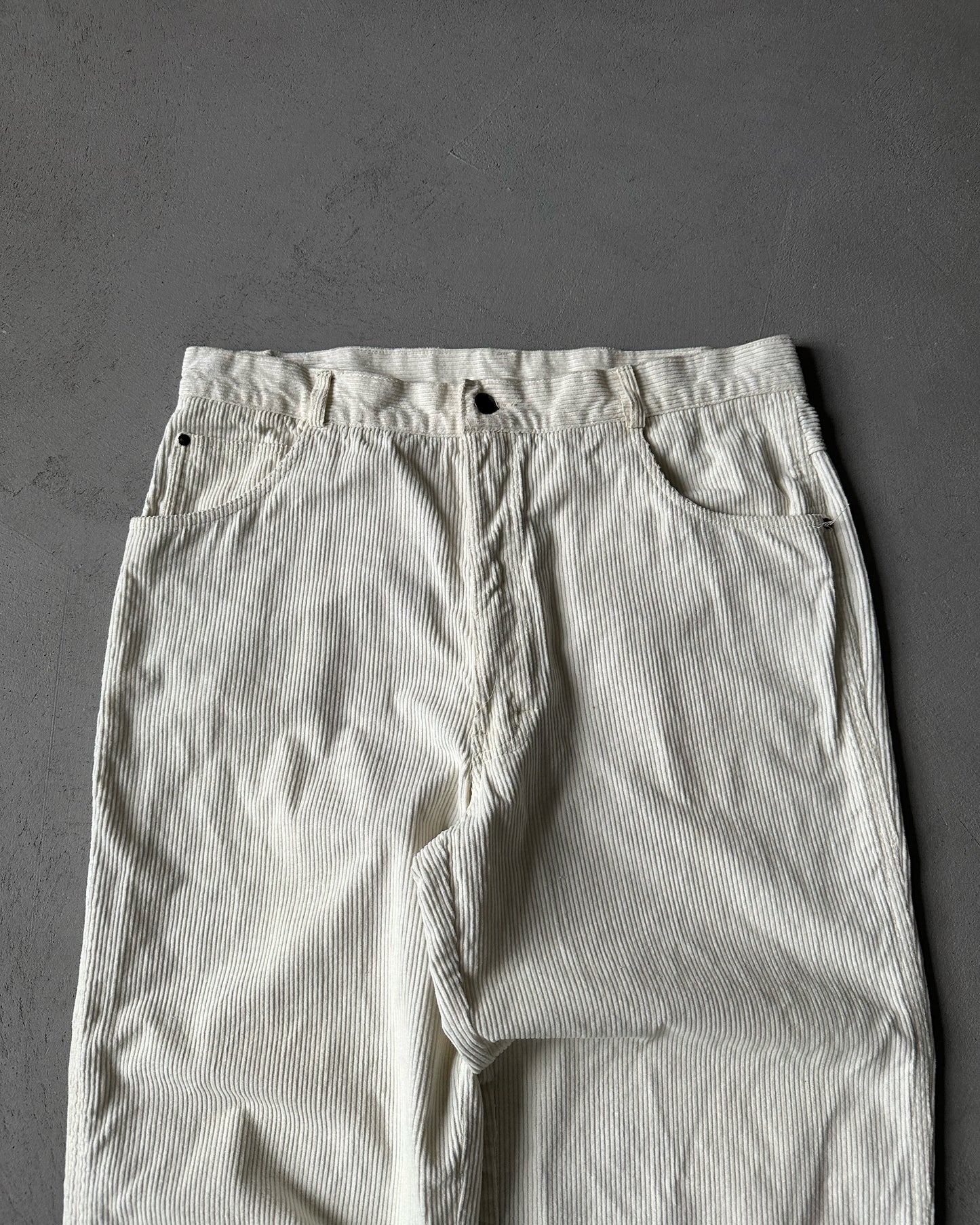 1990s - Cream Generra Corduroy Pants - 34x27