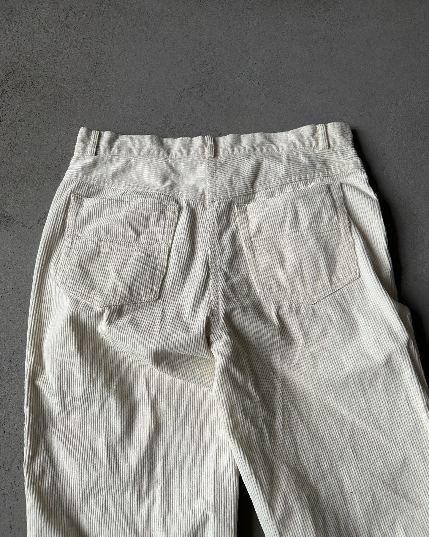 1990s - Cream Generra Corduroy Pants - 34x27