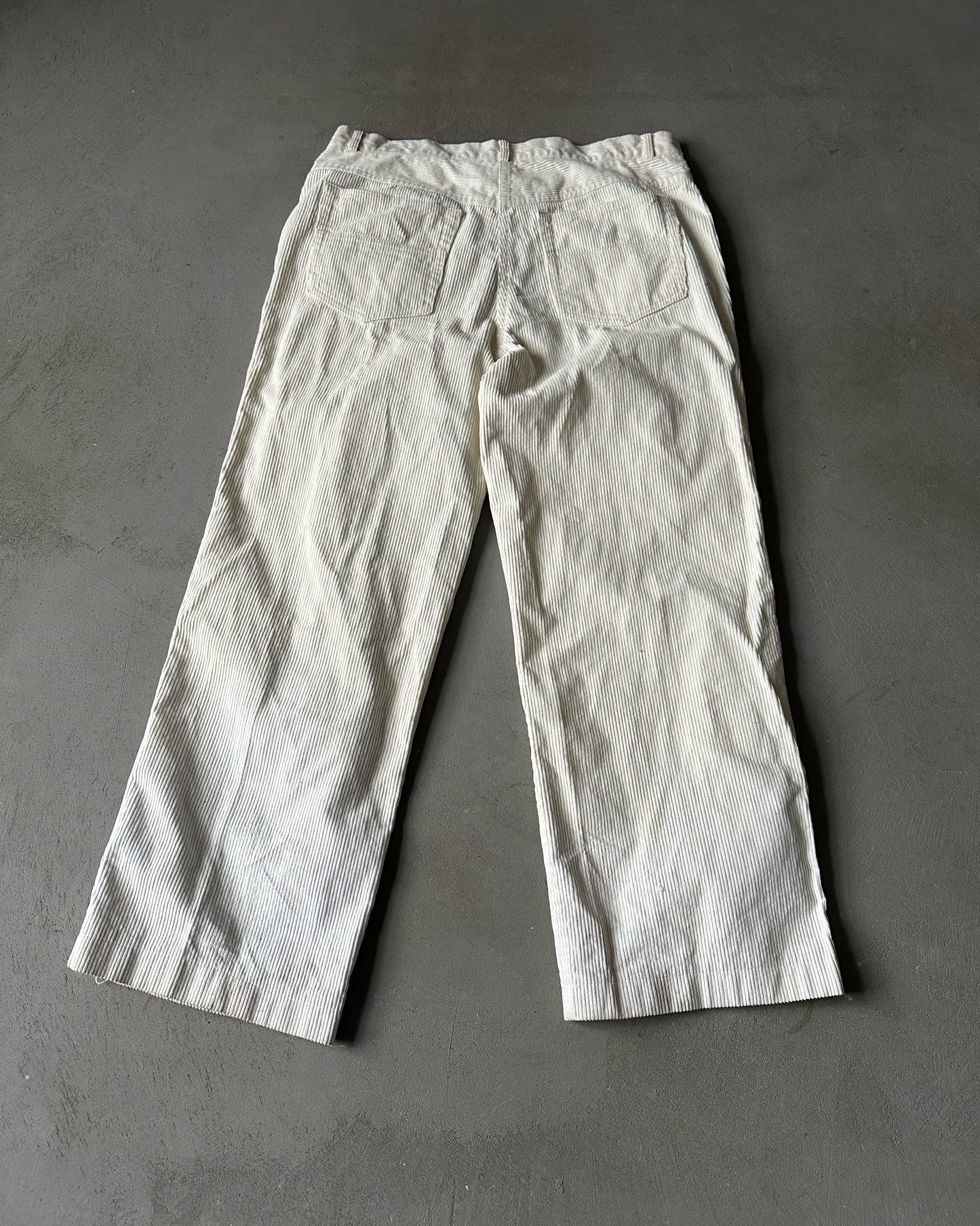 1990s - Cream Generra Corduroy Pants - 34x27