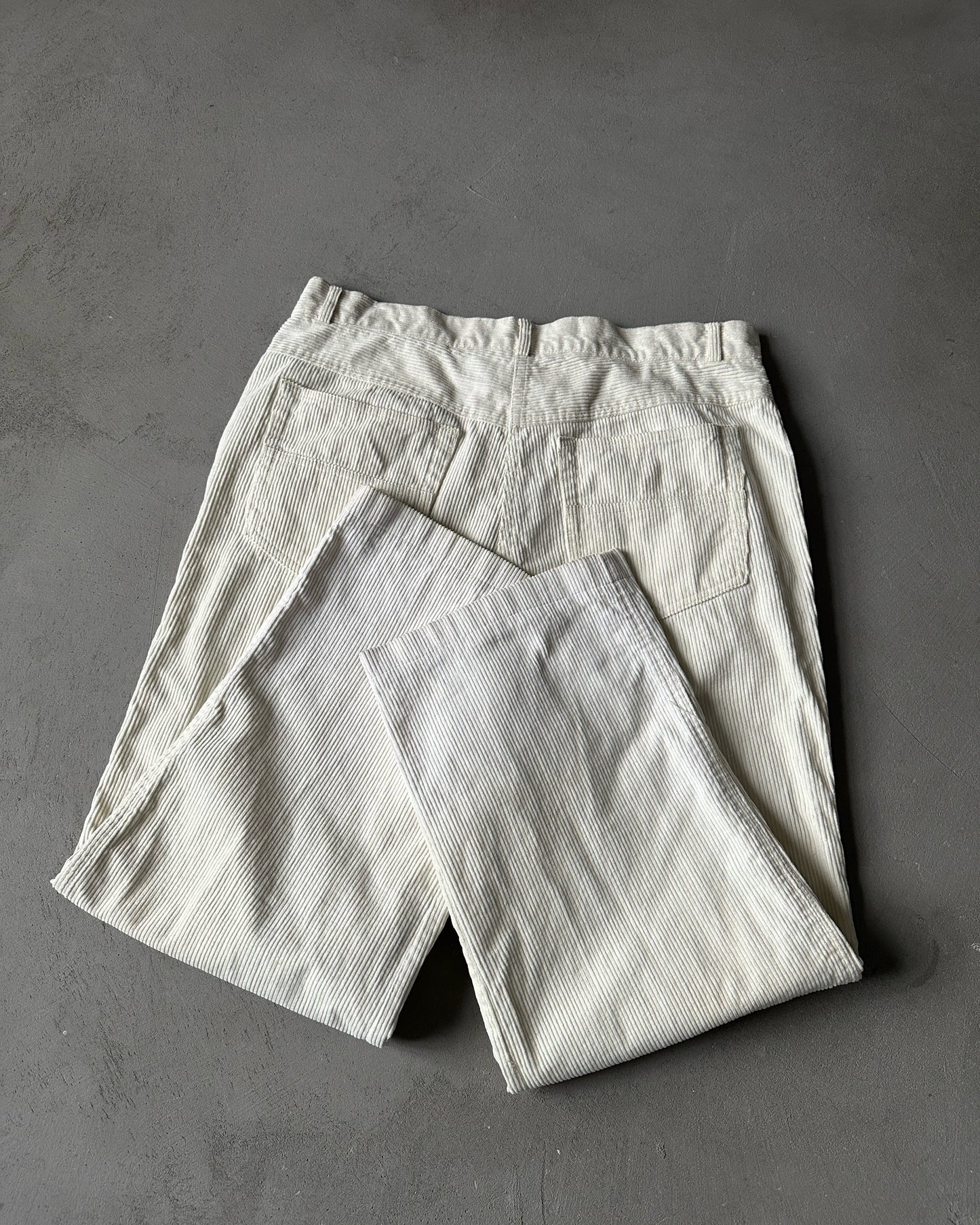 1990s - Cream Generra Corduroy Pants - 34x27