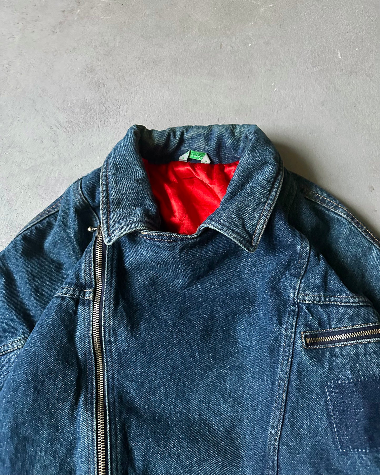1990s - Denim Perfecto Jacket - (W)M