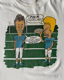 1990s - Distressed White "F*ck Cleveland" T-Shirt - XL