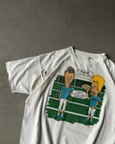 1990s - Distressed White "F*ck Cleveland" T-Shirt - XL