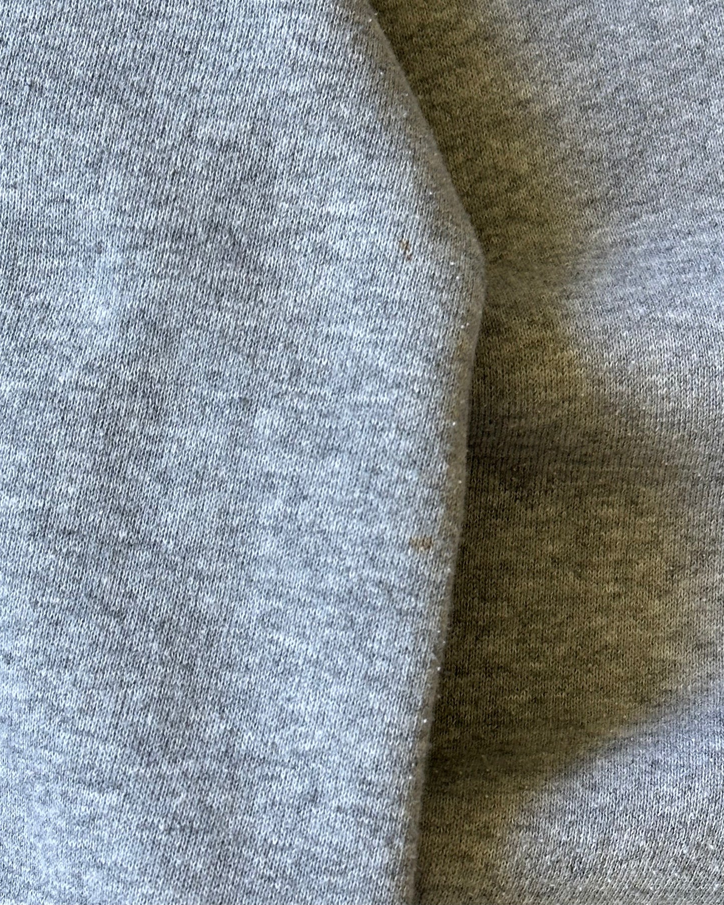 Années 90 - Sweat-shirt ras du cou Eureka gris chiné - XL