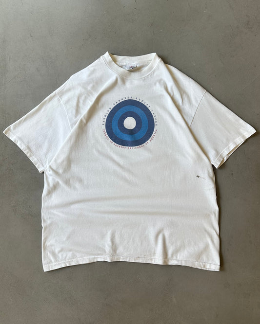 1990s - White CFDA T-Shirt - XL