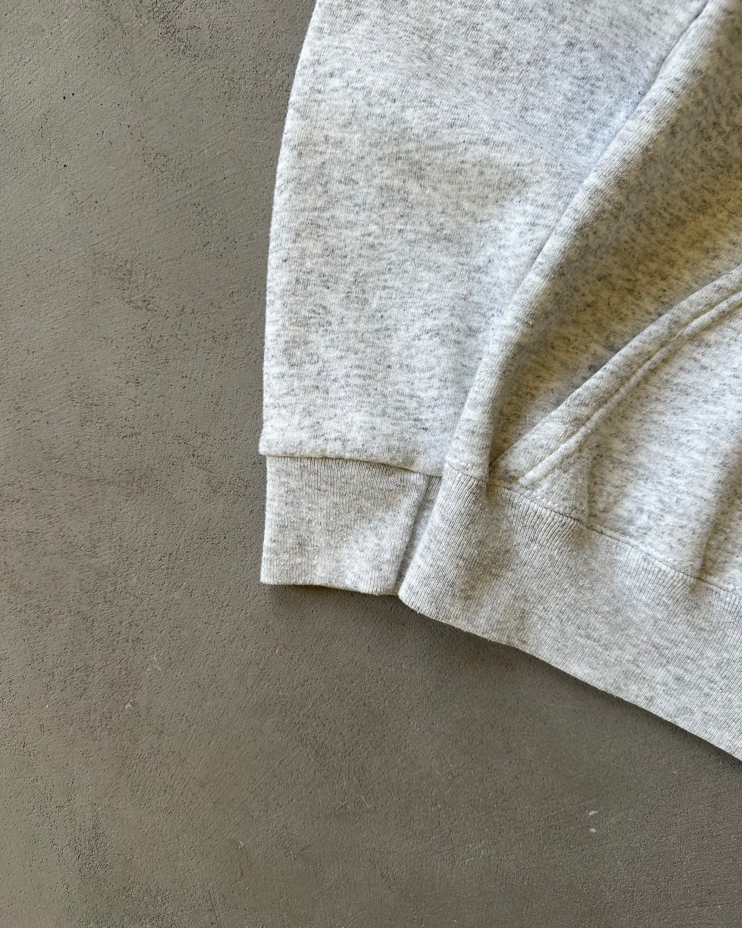 Années 90 - Sweat à capuche NYU gris cendré - XS/S