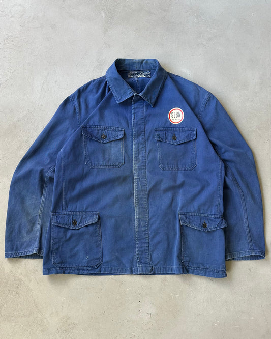 1960s - Distressed Blue SEBN French Chore - L/XL
