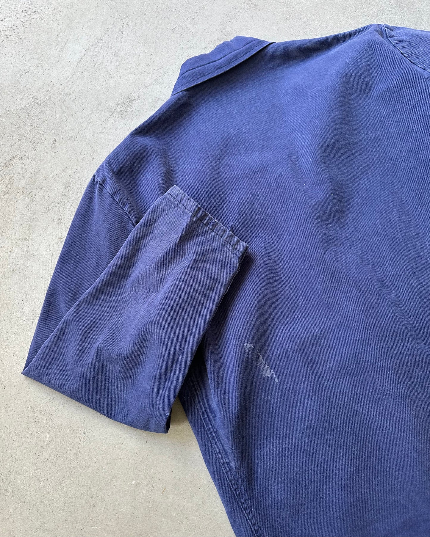 1980s - Distressed Blue French Chore - M/L