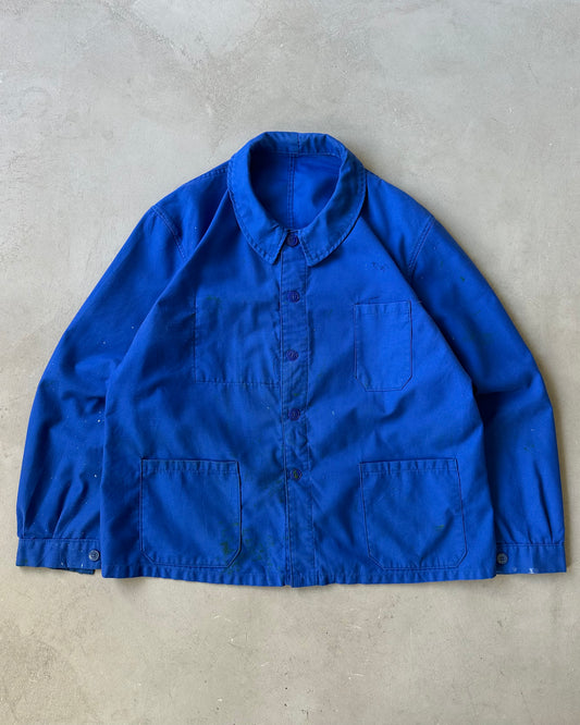 1980s - Royal Blue French Chore - XL/XXL