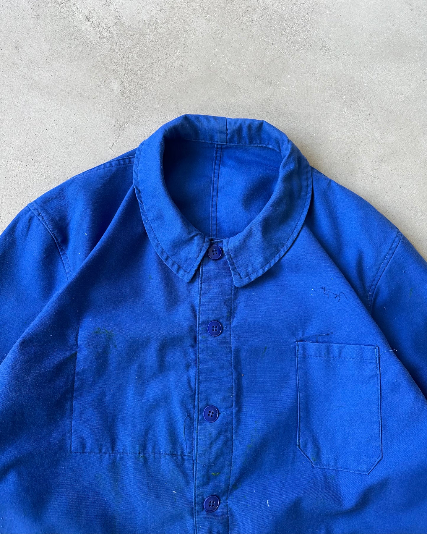 1980s - Royal Blue French Chore - XL/XXL