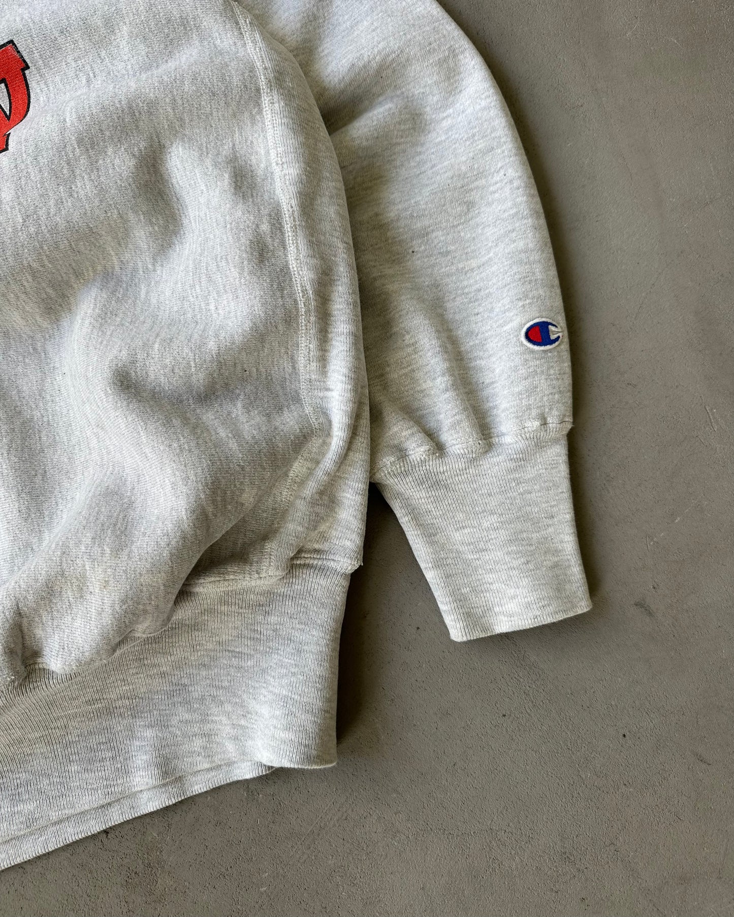 1990s - Ash Grey Vermont Champion RW Crewneck - XL