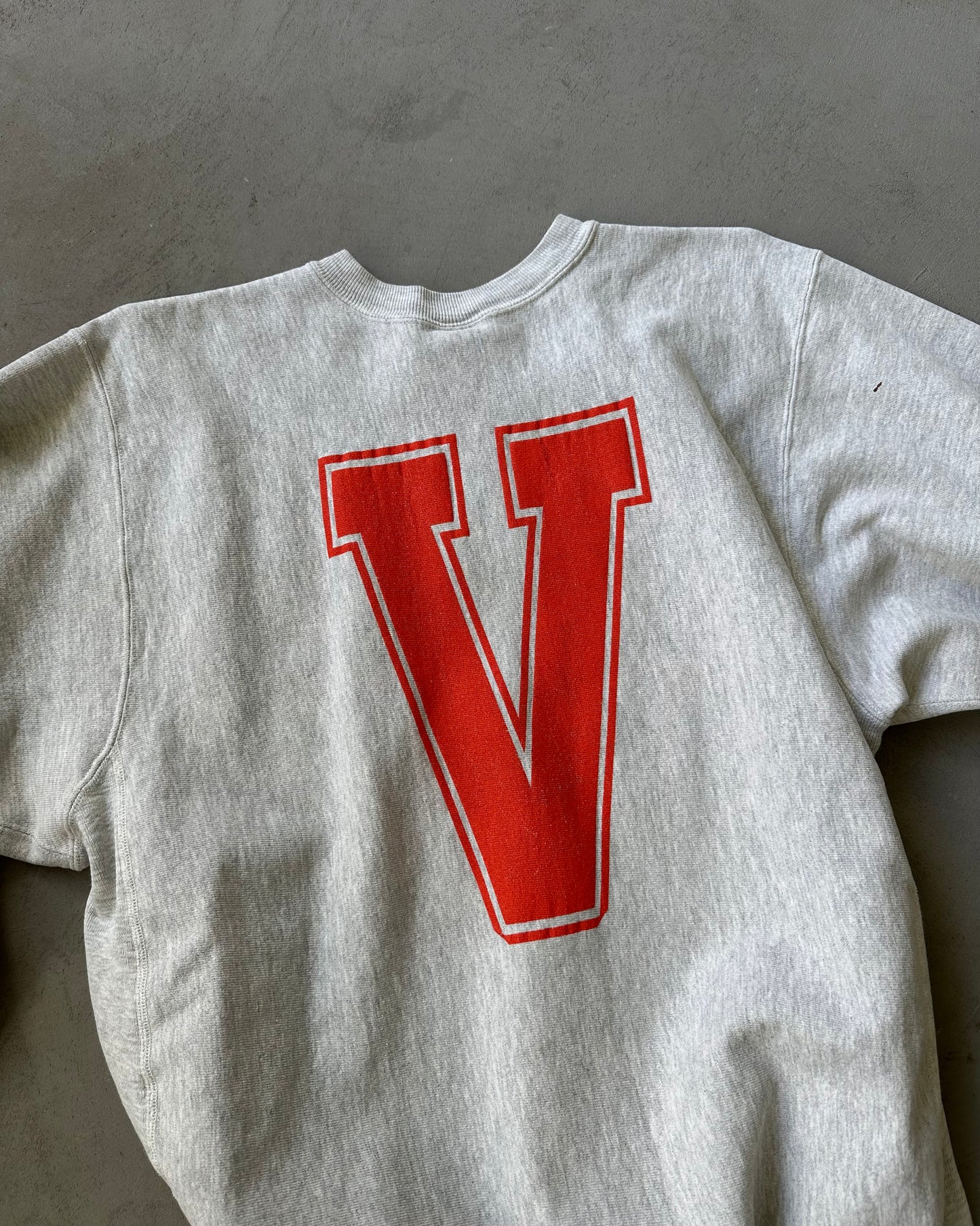 1990s - Ash Grey Vermont Champion RW Crewneck - XL