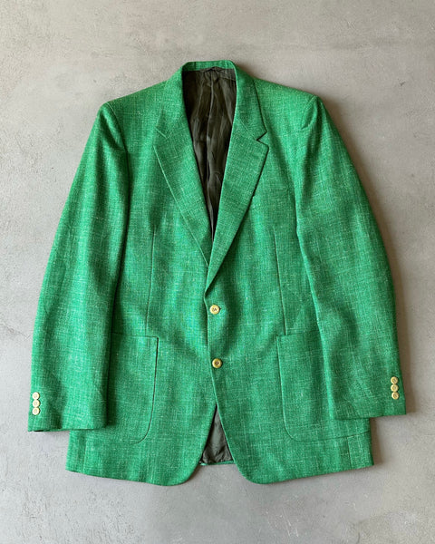 1970s - Green Blazer Jacket - 42 (Long)