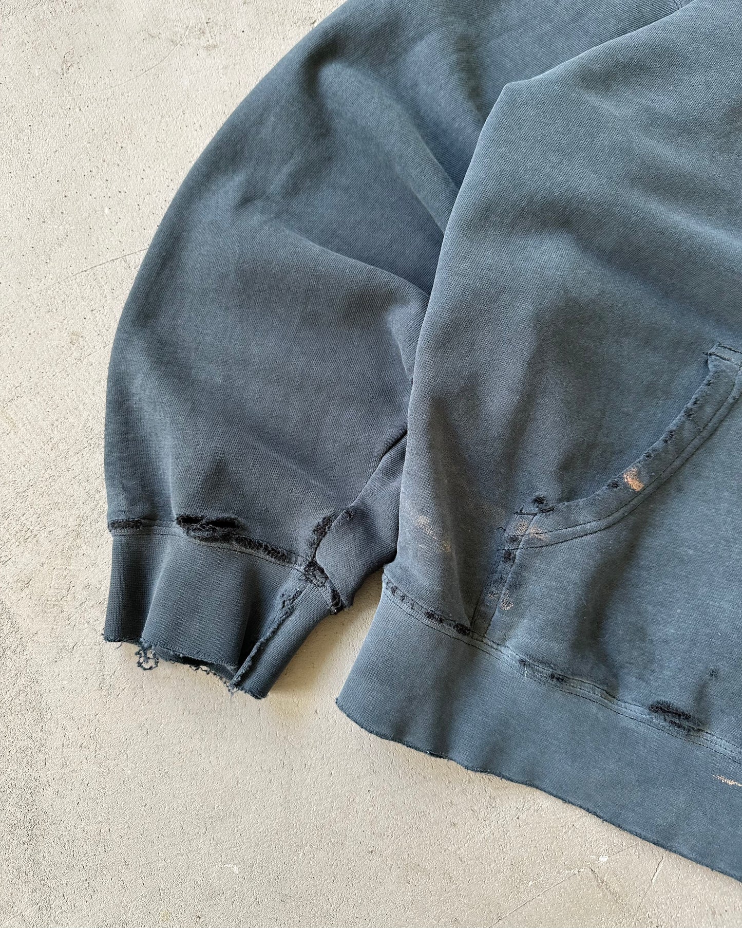2000s - Distressed Black Rolling Stones Hoodie - M