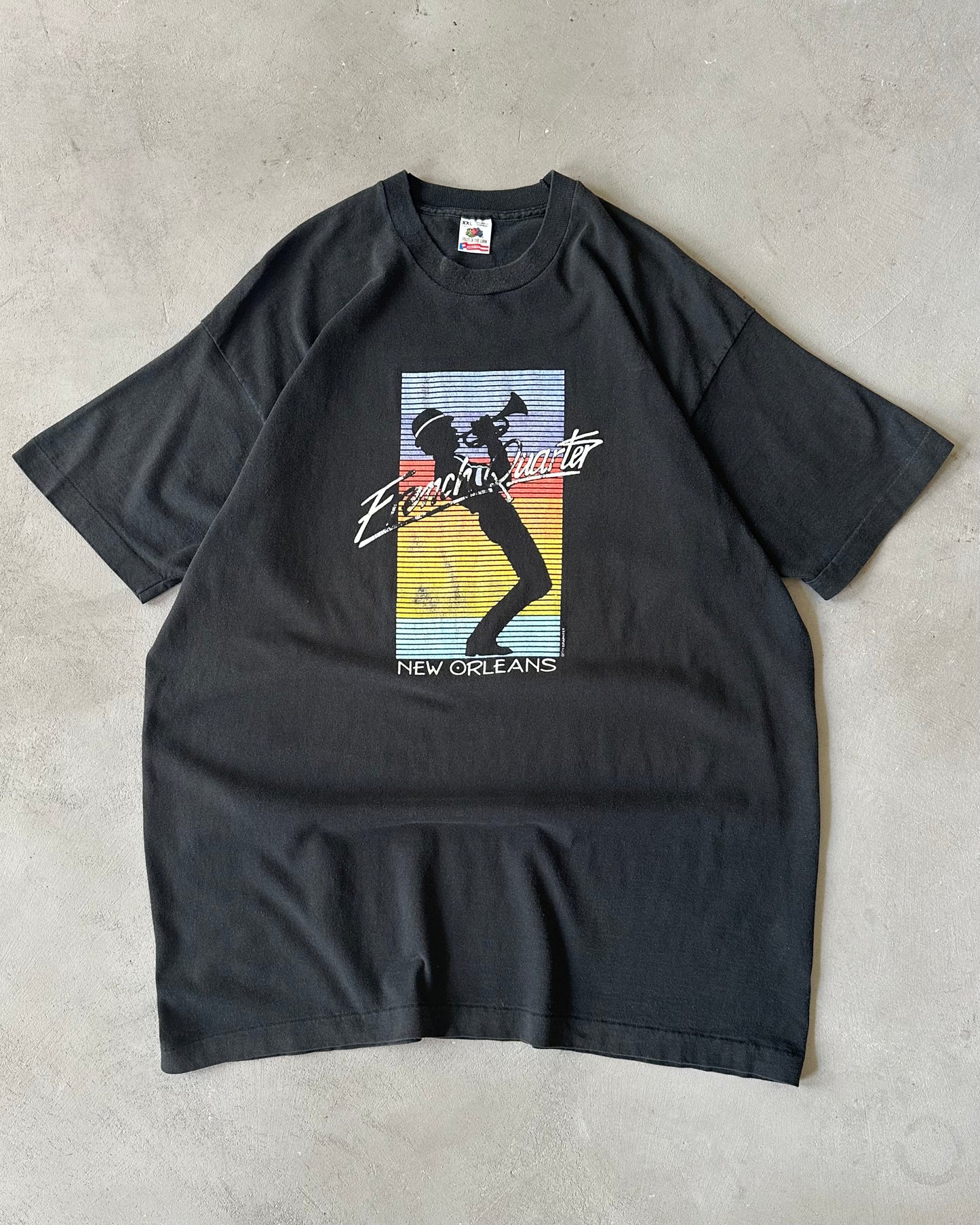 1990s - Black Jazz T-Shirt - XL/XXL