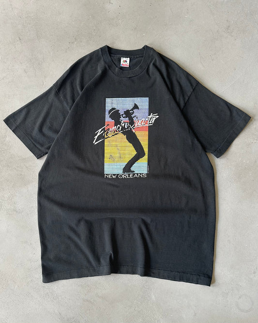 1990s - Black Jazz T-Shirt - XL/XXL