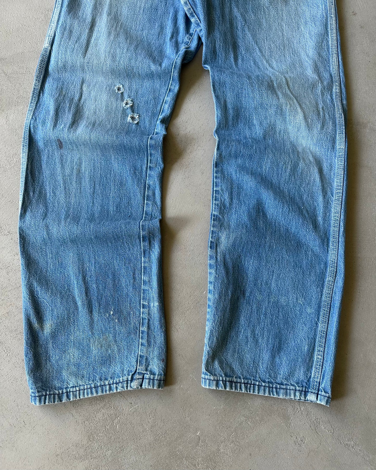 1970s - Distressed Barn Jeans - 29x31