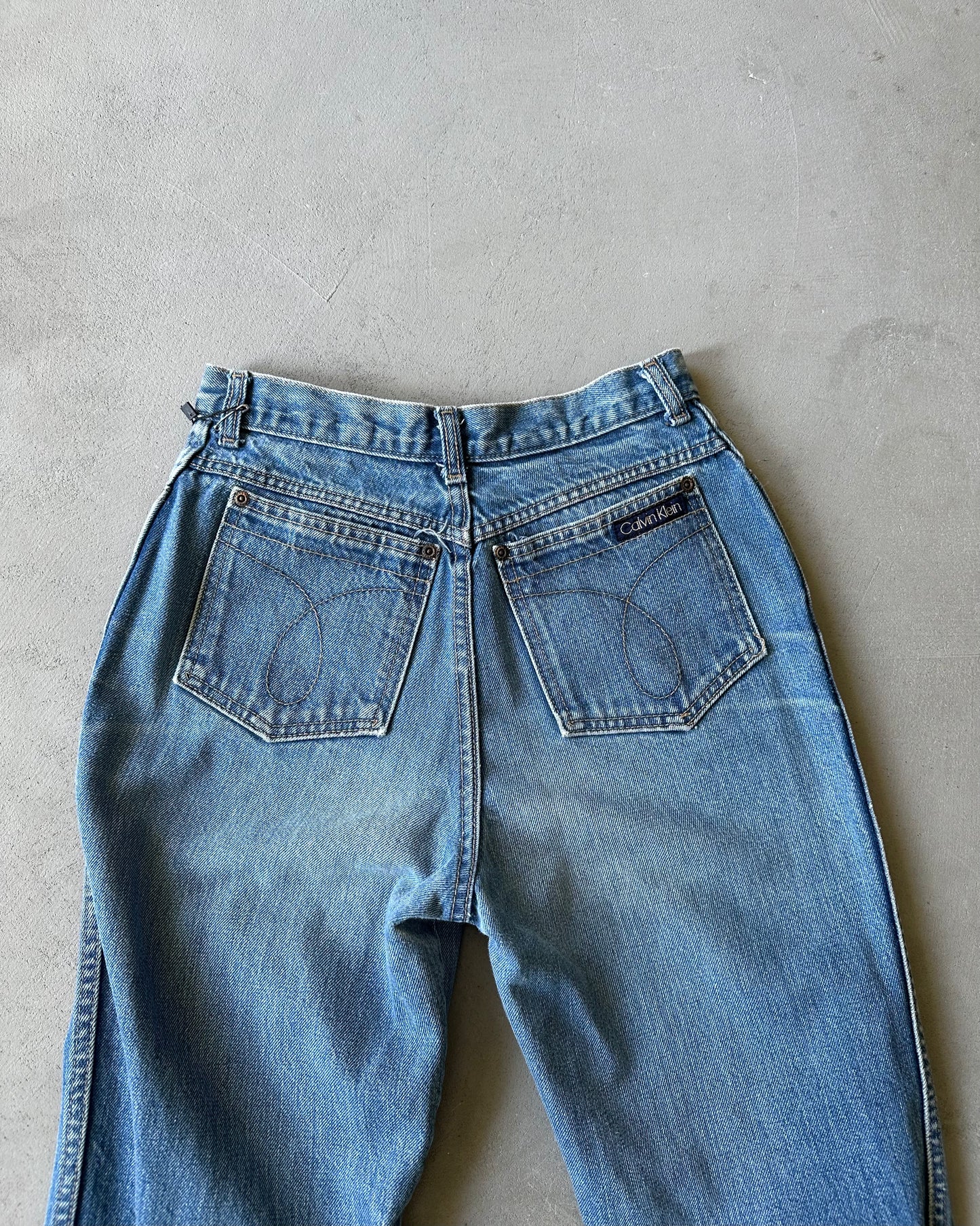 Années 90 - Jean Calvin Klein délavé - 26x32