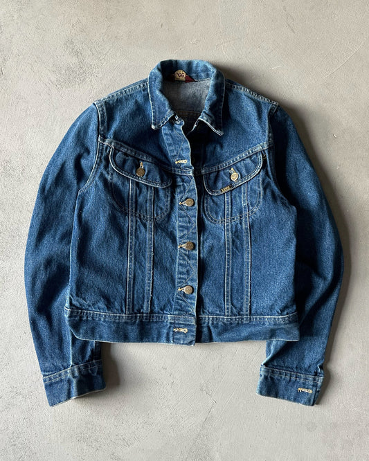 1980s - Lee Riders Women's Jeans Jacket - (W)S