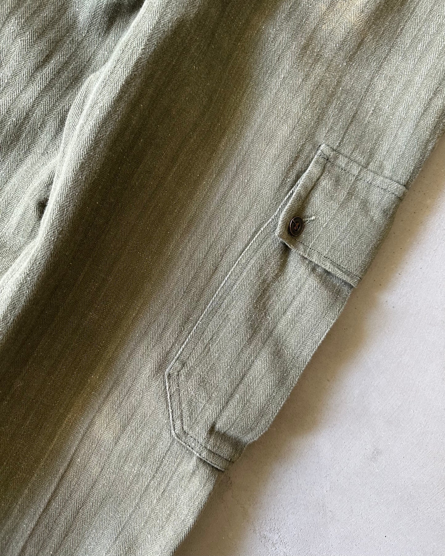 Années 70 - Pantalon Cargo HBT Vert Euro - 29x29