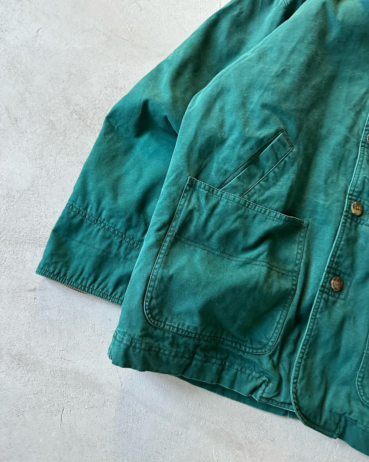 1990s - Green Chore Coat - S