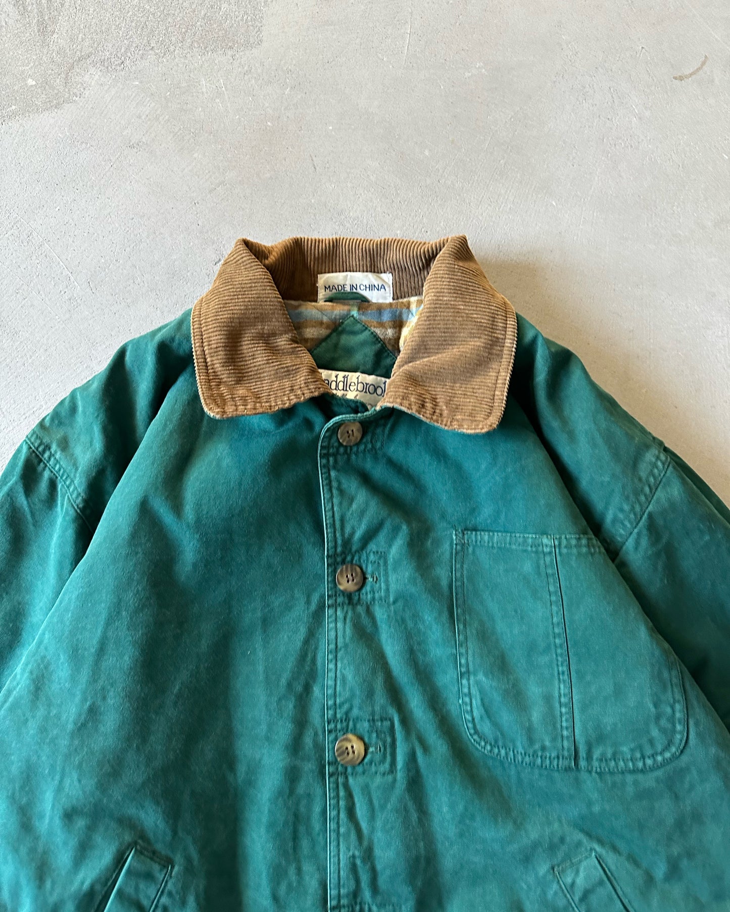 1990s - Green Chore Coat - S