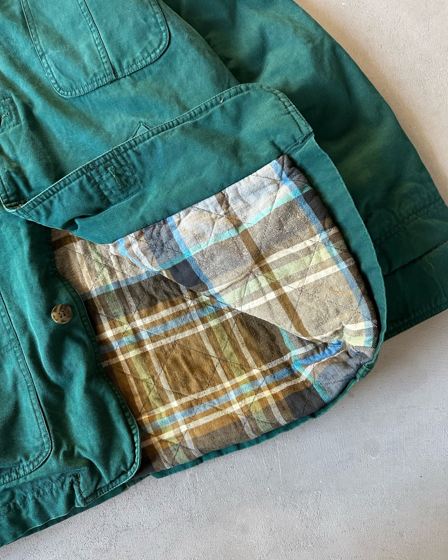 1990s - Green Chore Coat - S