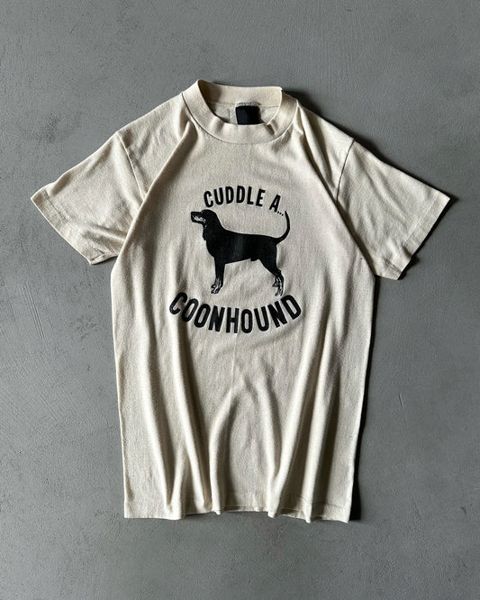 1980s - Tan "Coonhound" T-Shirt - XS