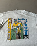 1990s - Distressed Grey "Motorcycle Club" T-Shirt - M/L