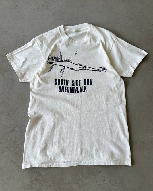 Années 70 - T-shirt Sitzmark blanc - M