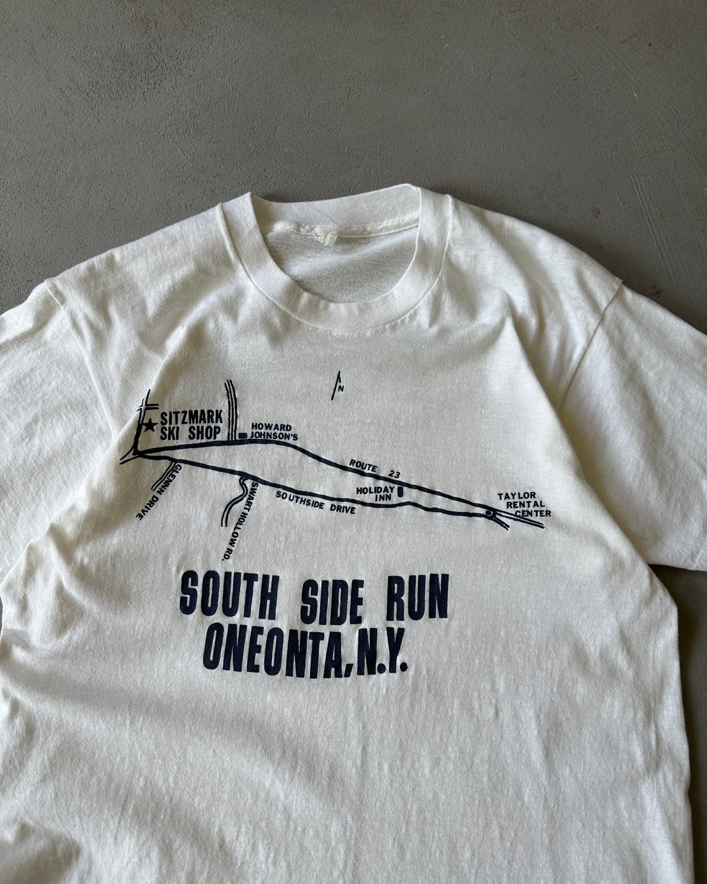 Années 70 - T-shirt Sitzmark blanc - M