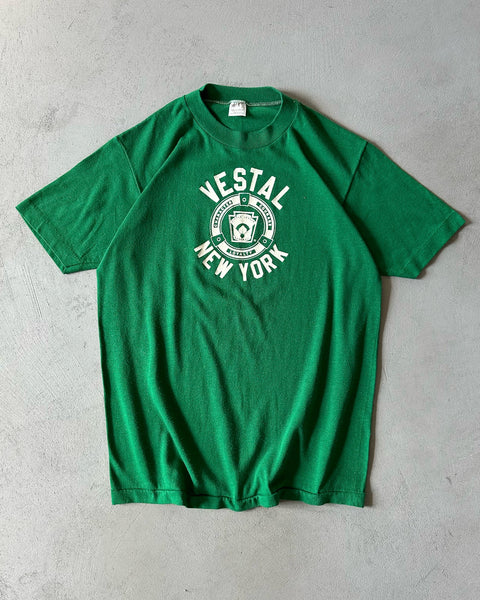 1980s - Green "Vestal NY" T-Shirt - S