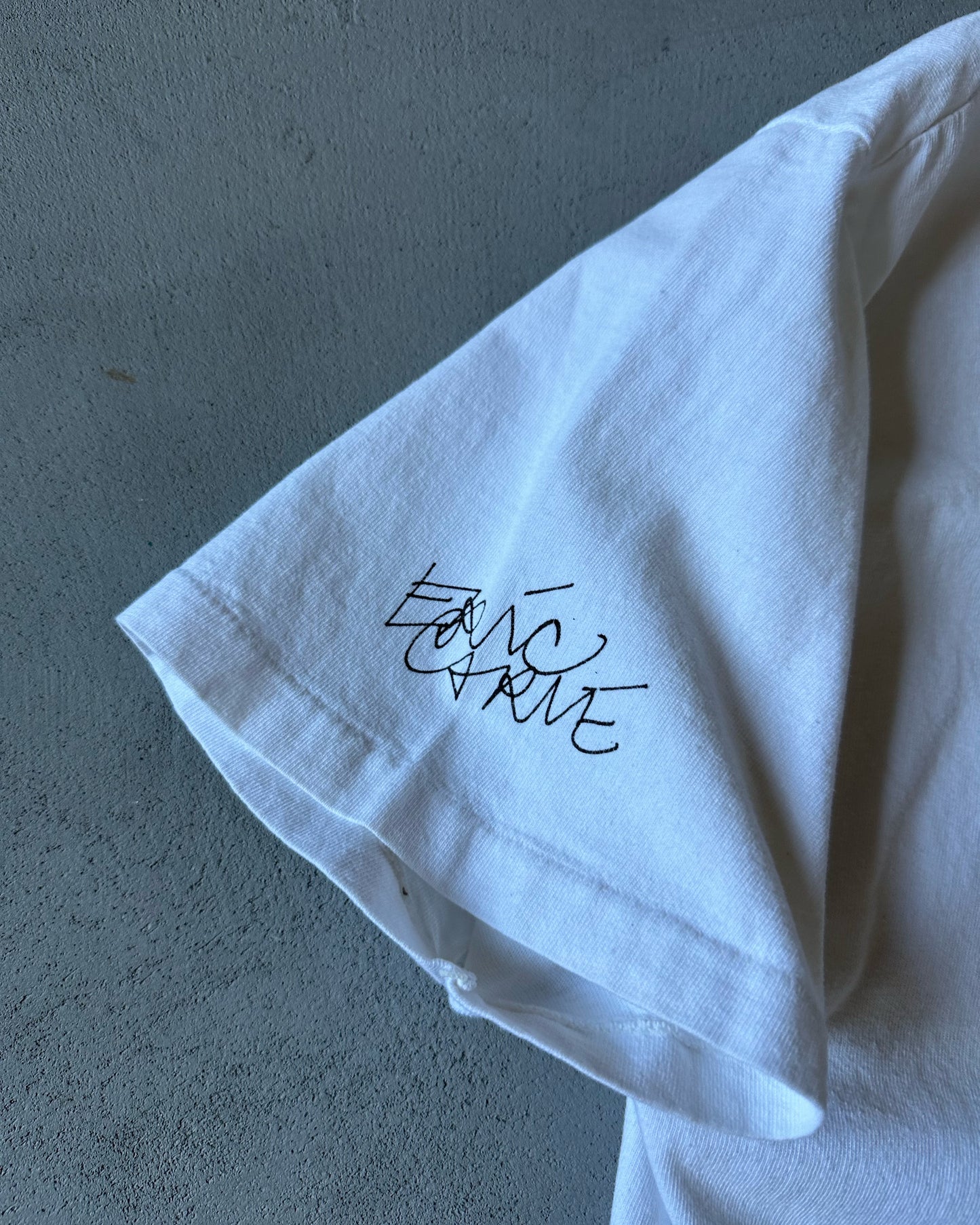 1990s - White "Draw Me A Star" T-Shirt - M/L