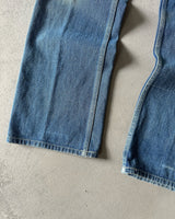 1970s - Repaired Faded Astra Jeans - 30x32