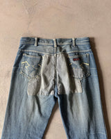 1970s - Repaired Faded Astra Jeans - 30x32