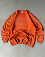 1980s - Faded Orange "ASPLUNDH" Russell Crewneck - L/XL