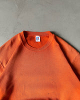 1980s - Faded Orange "ASPLUNDH" Russell Crewneck - L/XL