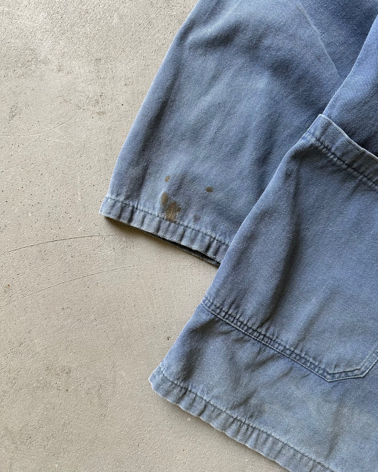 1990s - Distressed Light Blue Euro Chore - M(Long)