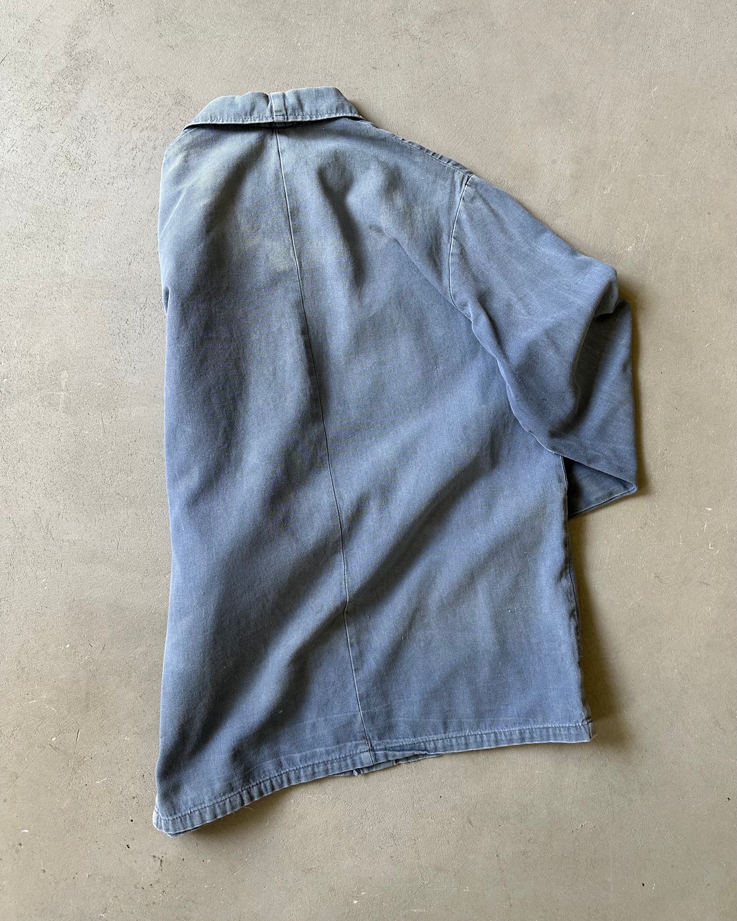 1990s - Distressed Light Blue Euro Chore - M(Long)