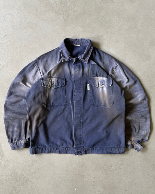 1990s - Distressed Blue Brembo Euro Chore - XL