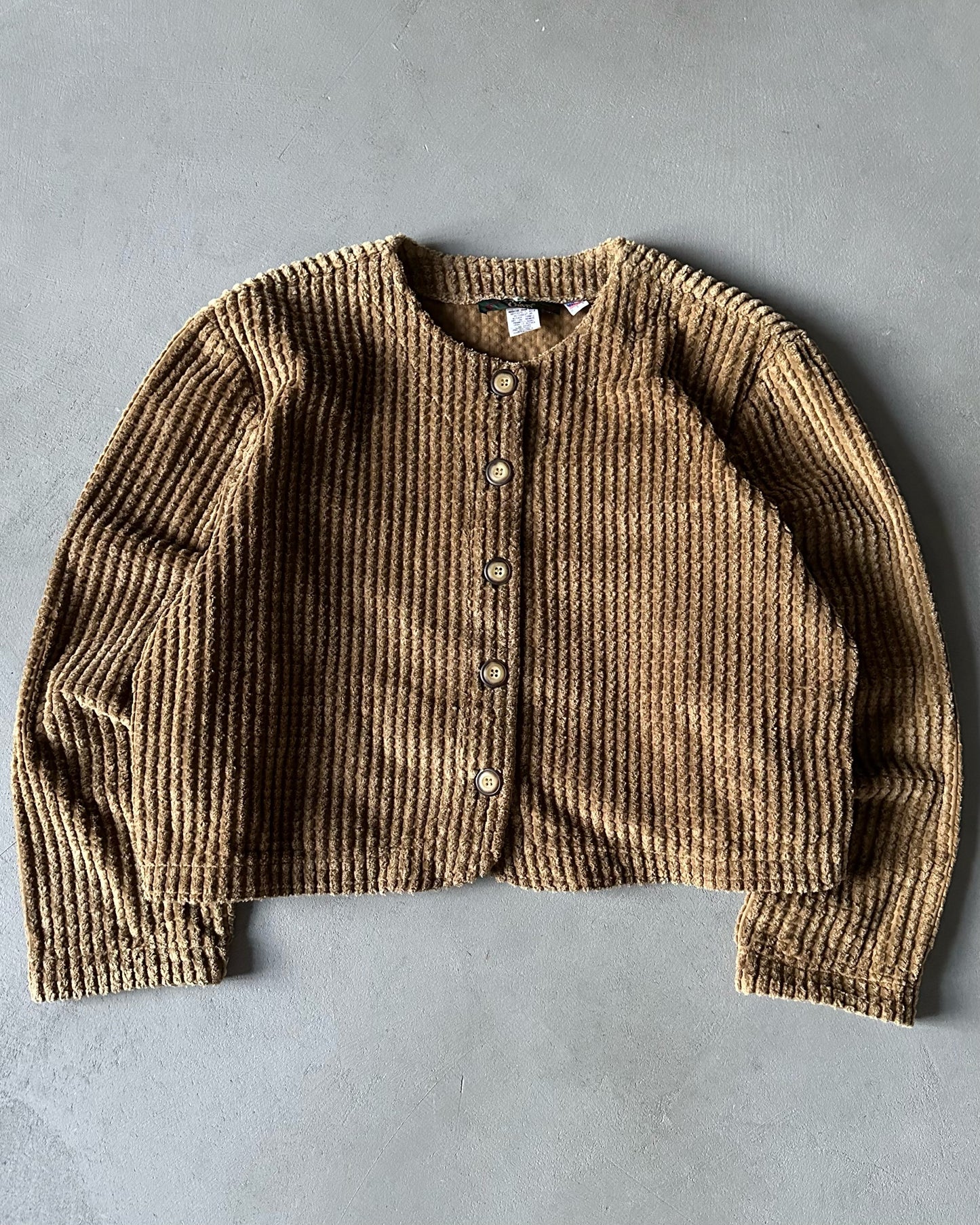 1990s - Light Brown Corduroy Orvis Women's Overshirt - (W)XL