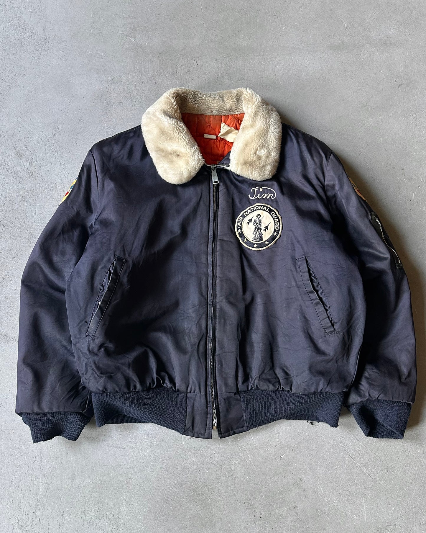 Années 1970 - Blouson aviateur "Chainstitch" de l'armée de l'air - L
