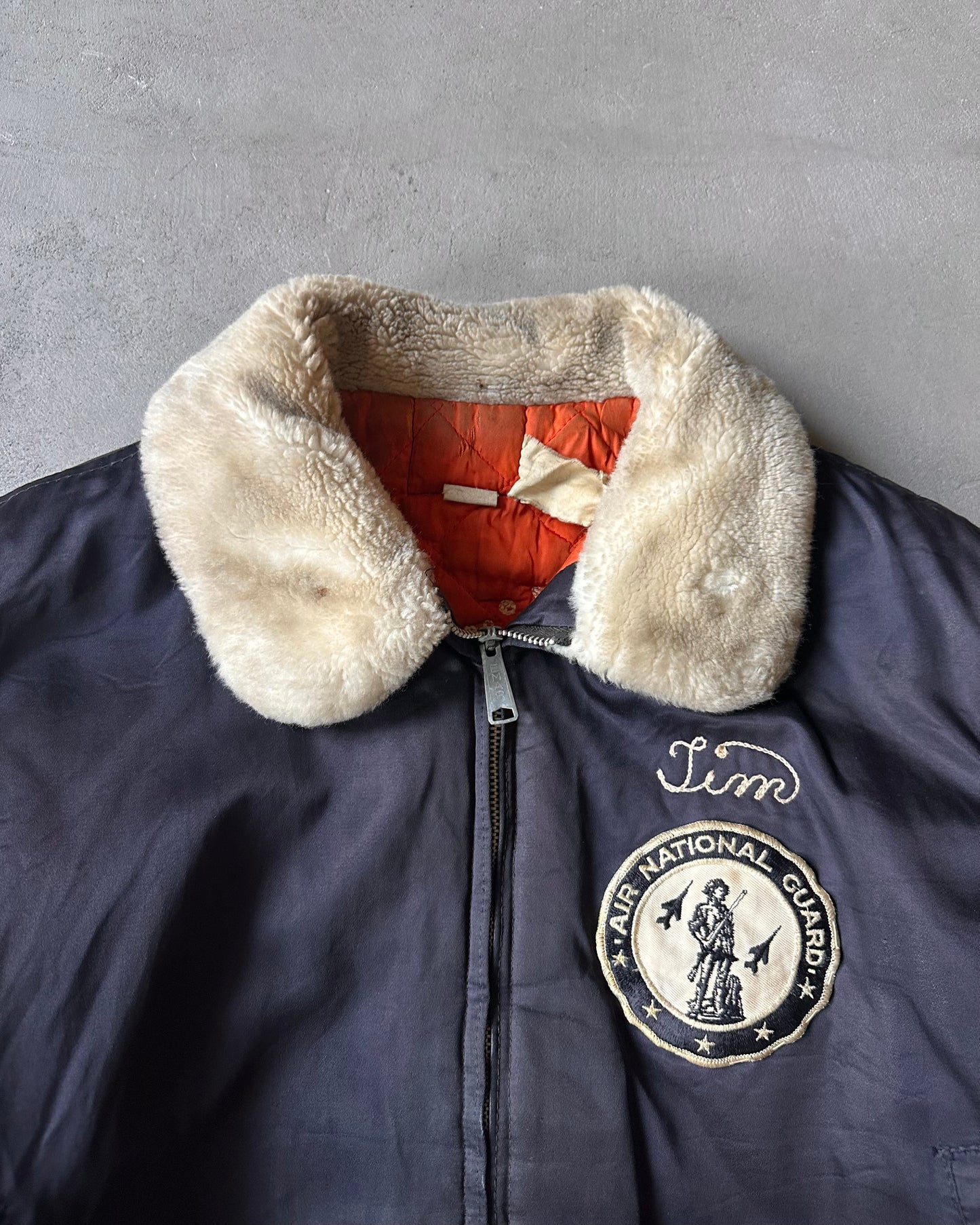 Années 1970 - Blouson aviateur "Chainstitch" de l'armée de l'air - L