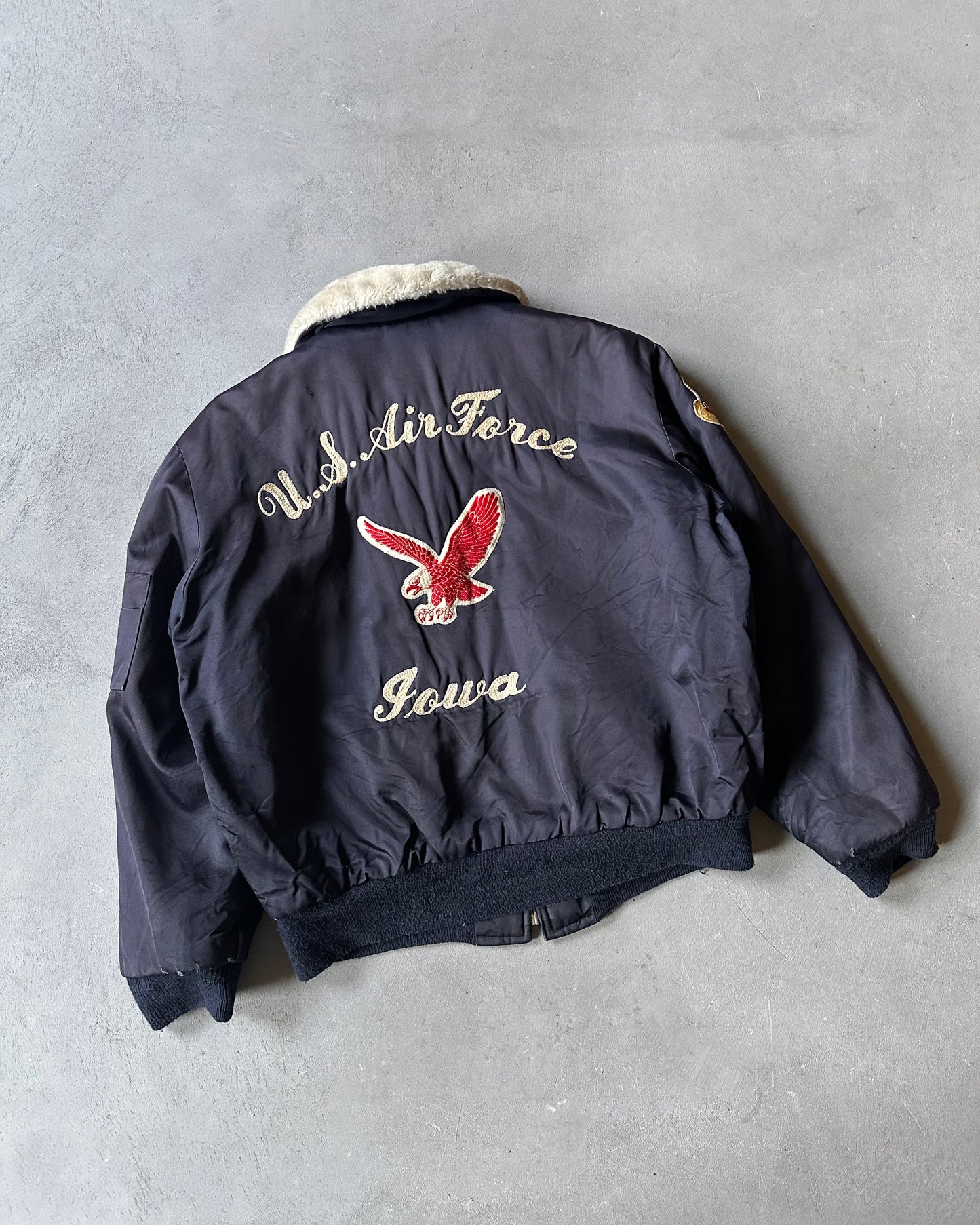 Années 1970 - Blouson aviateur "Chainstitch" de l'armée de l'air - L