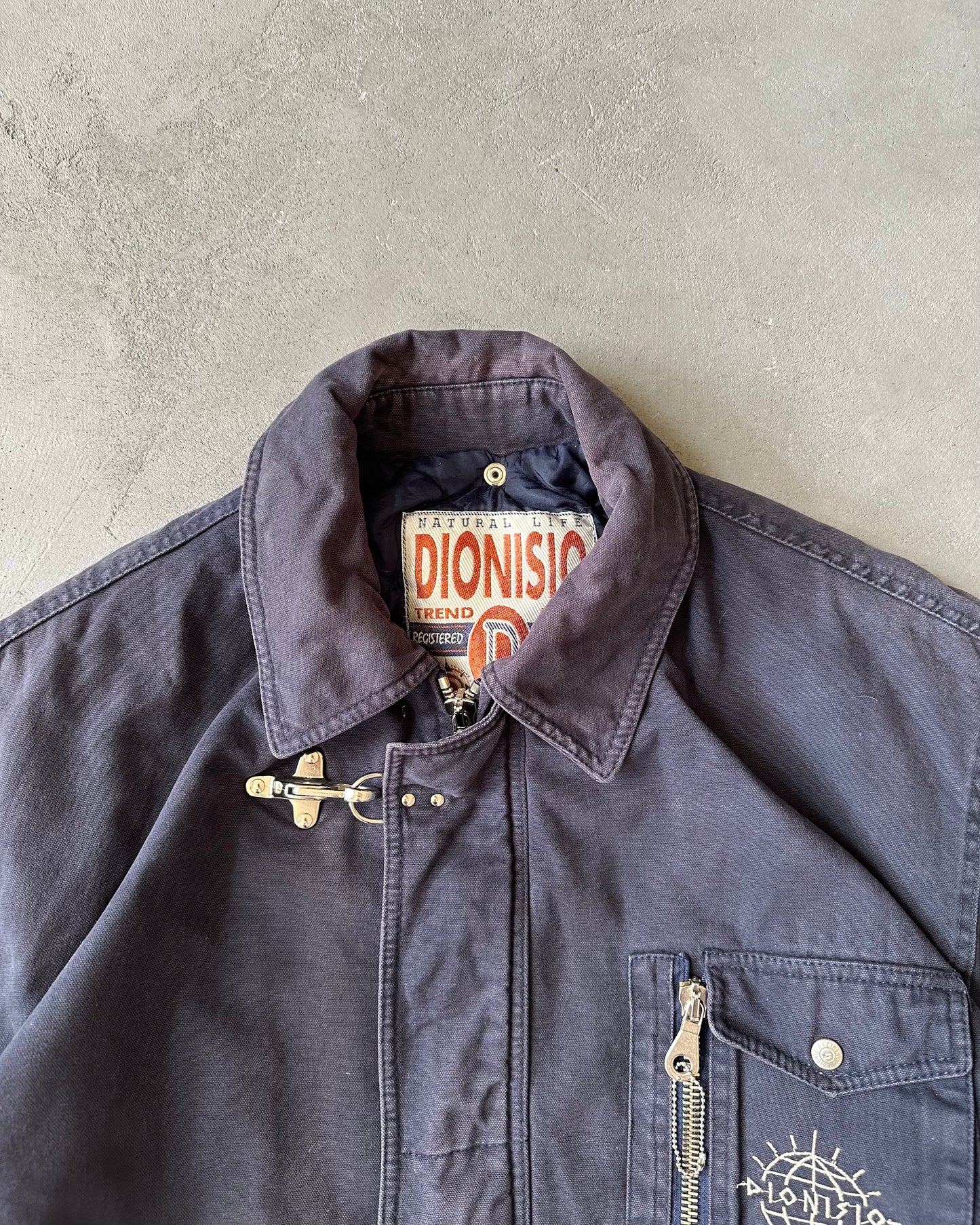 Années 90 - Veste de pompier bleu marine foncé - XL