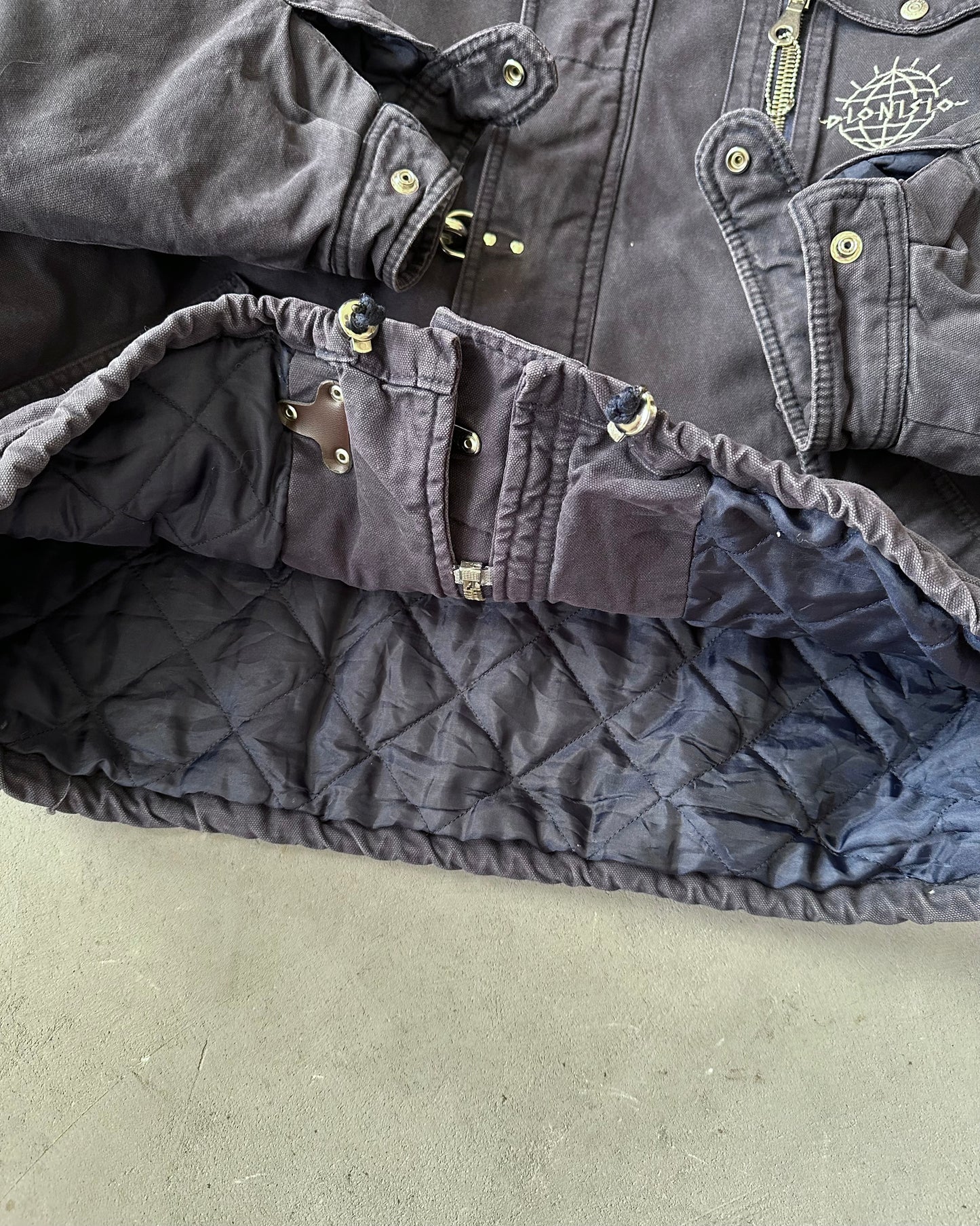 Années 90 - Veste de pompier bleu marine foncé - XL