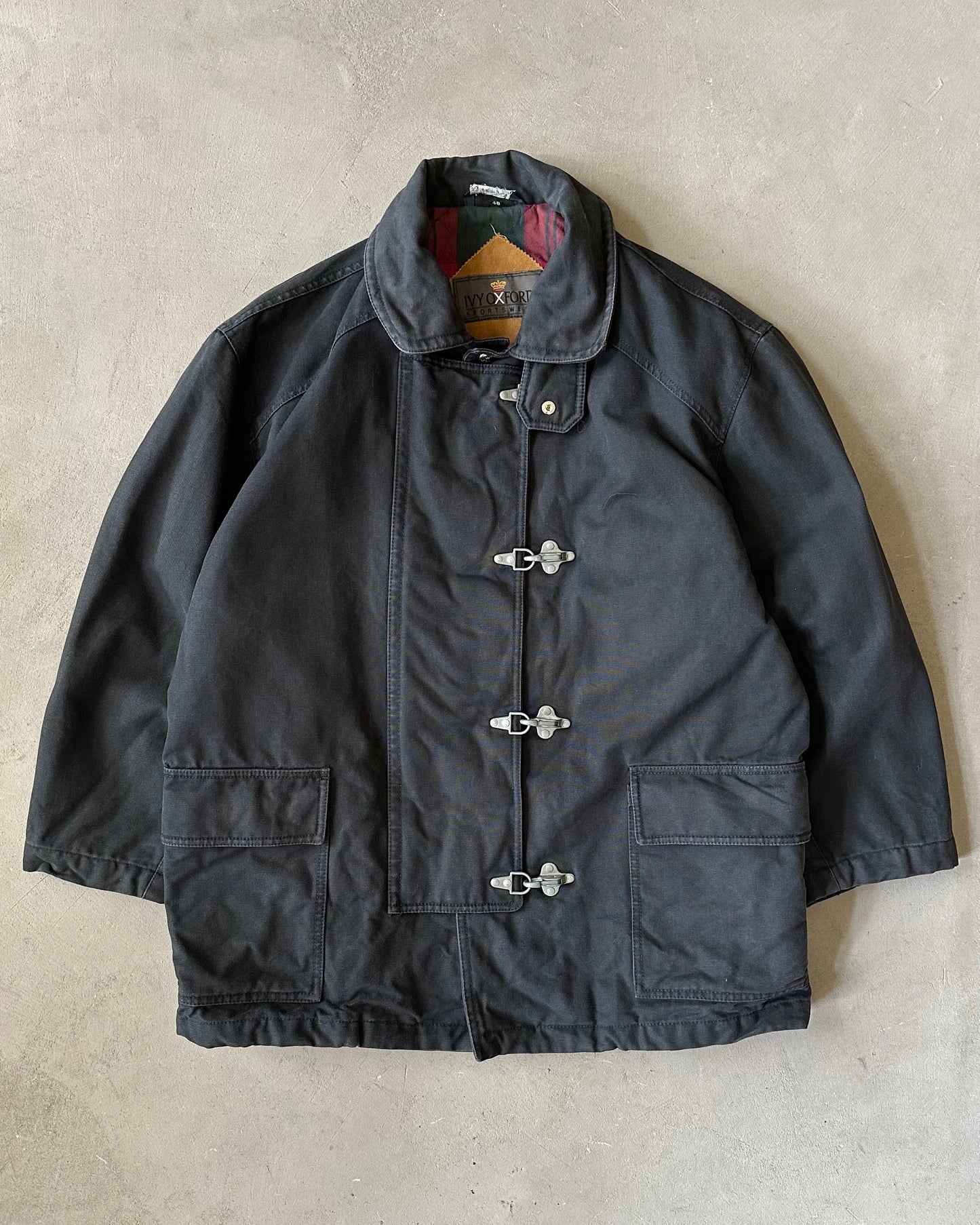 Années 90 - Veste de pompier bleu marine foncé - S/M