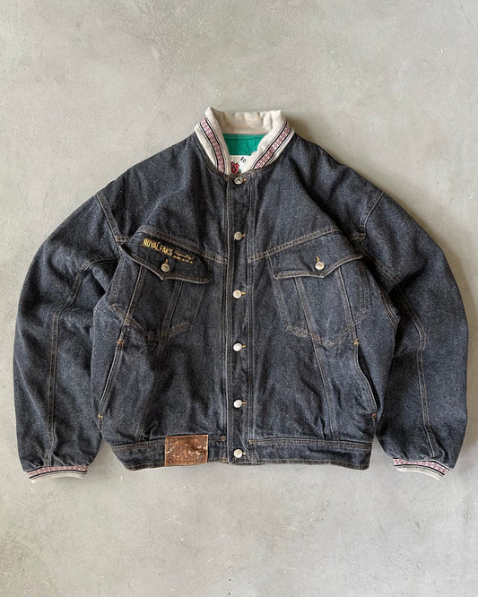 Années 90 - Veste Trucker Charbon - T.L